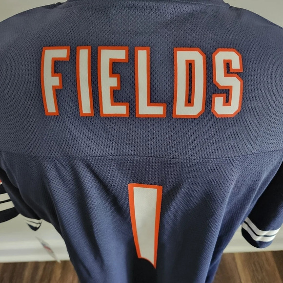 Chicago Bears #1 Justin Fields NFLPA Jersey Mens Size Large - Picture 9 of 11